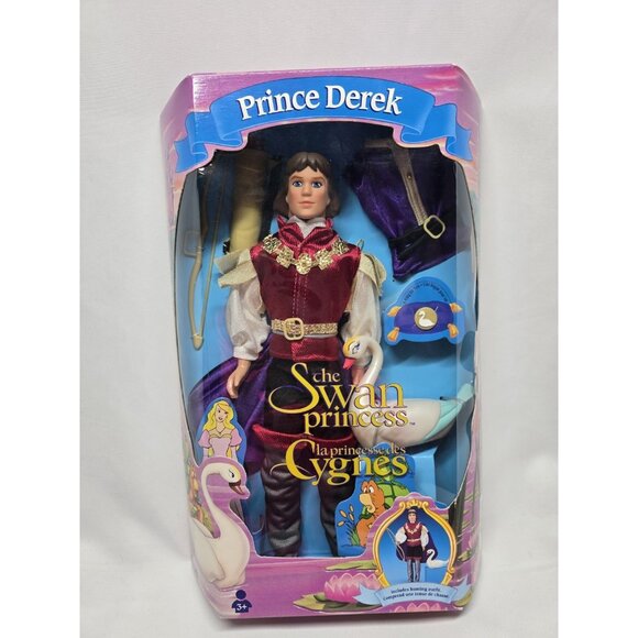 The Swan Princess Prince Derek Doll 1994 TYCO In Box- Rare - Picture 1 of 11